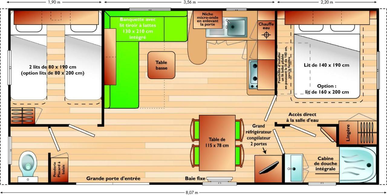 Camping Le Picard Tournieres Exterior photo